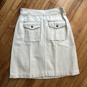 Jcrew denim skirt